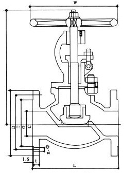 船用ANSI型美標青銅截止閥(圖1) 船用ANSI型美標青銅截止閥